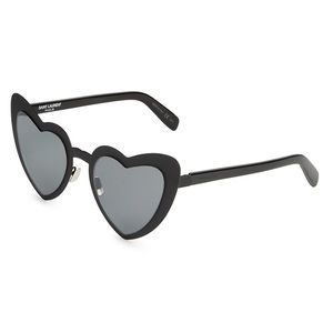 YSL Classic Heart Shape Sunglasses Loulou Black